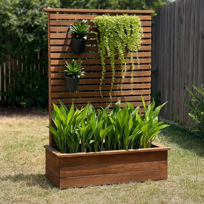 DIY Planter Trellis Woodworking Plan Raised Bed PDF (Digital Download)